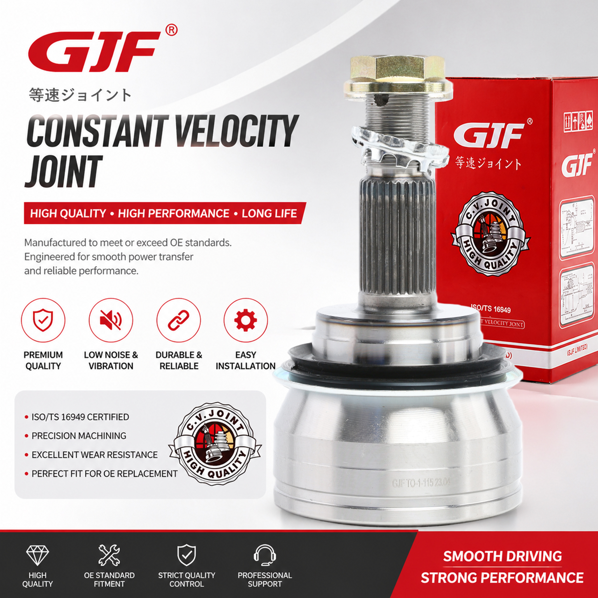 Outer CV Joint Symptoms: Why Your Car Clicks When Turning - GJF