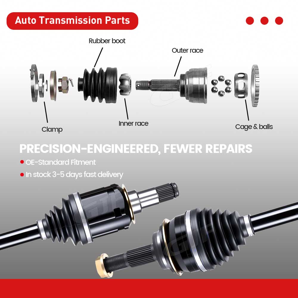 GJF Auto Parts Drive Shaft For 95% Vehicle Coverage